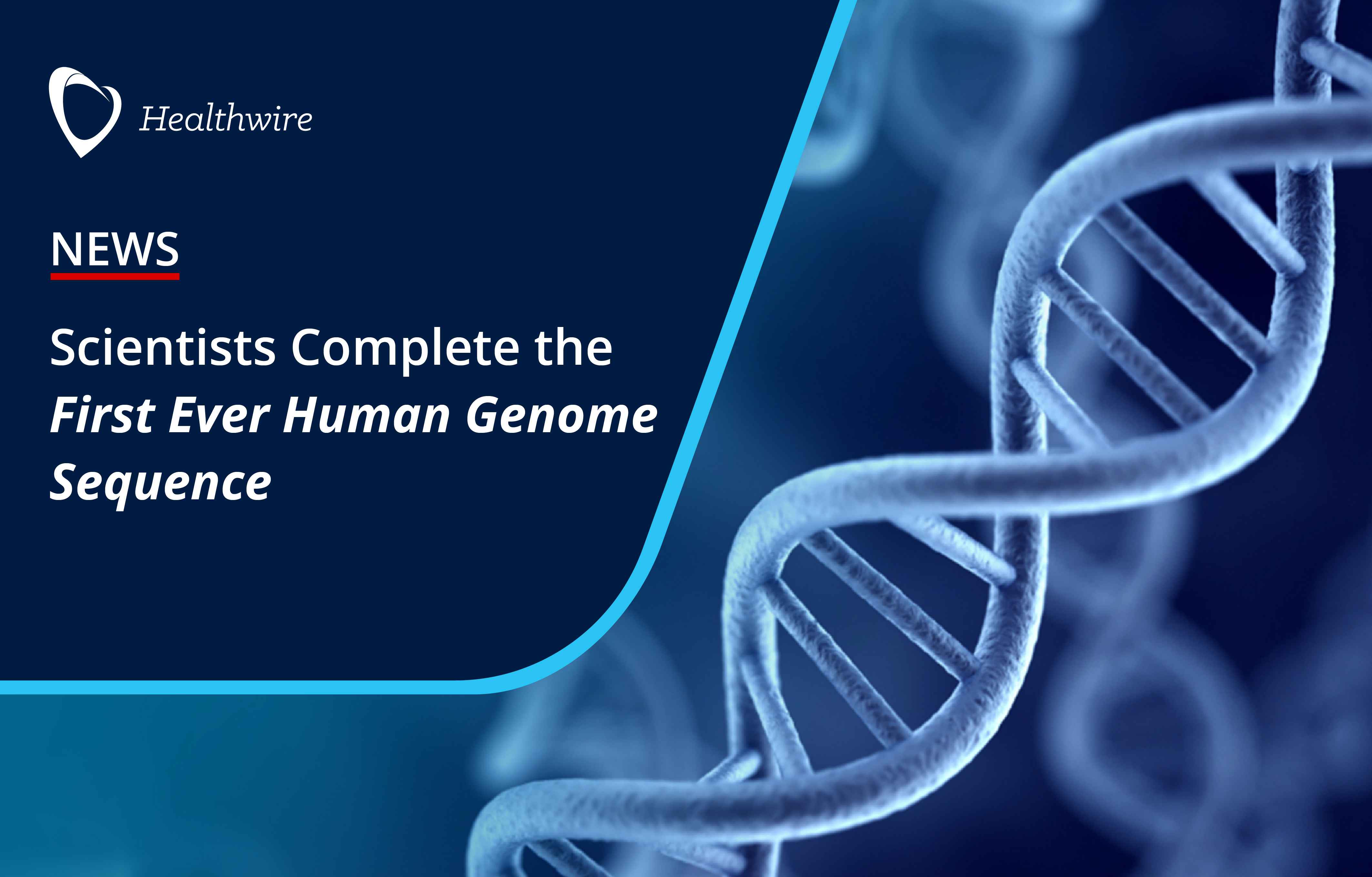 Scientists Complete The First Ever Human Genome Sequence Healthwire News