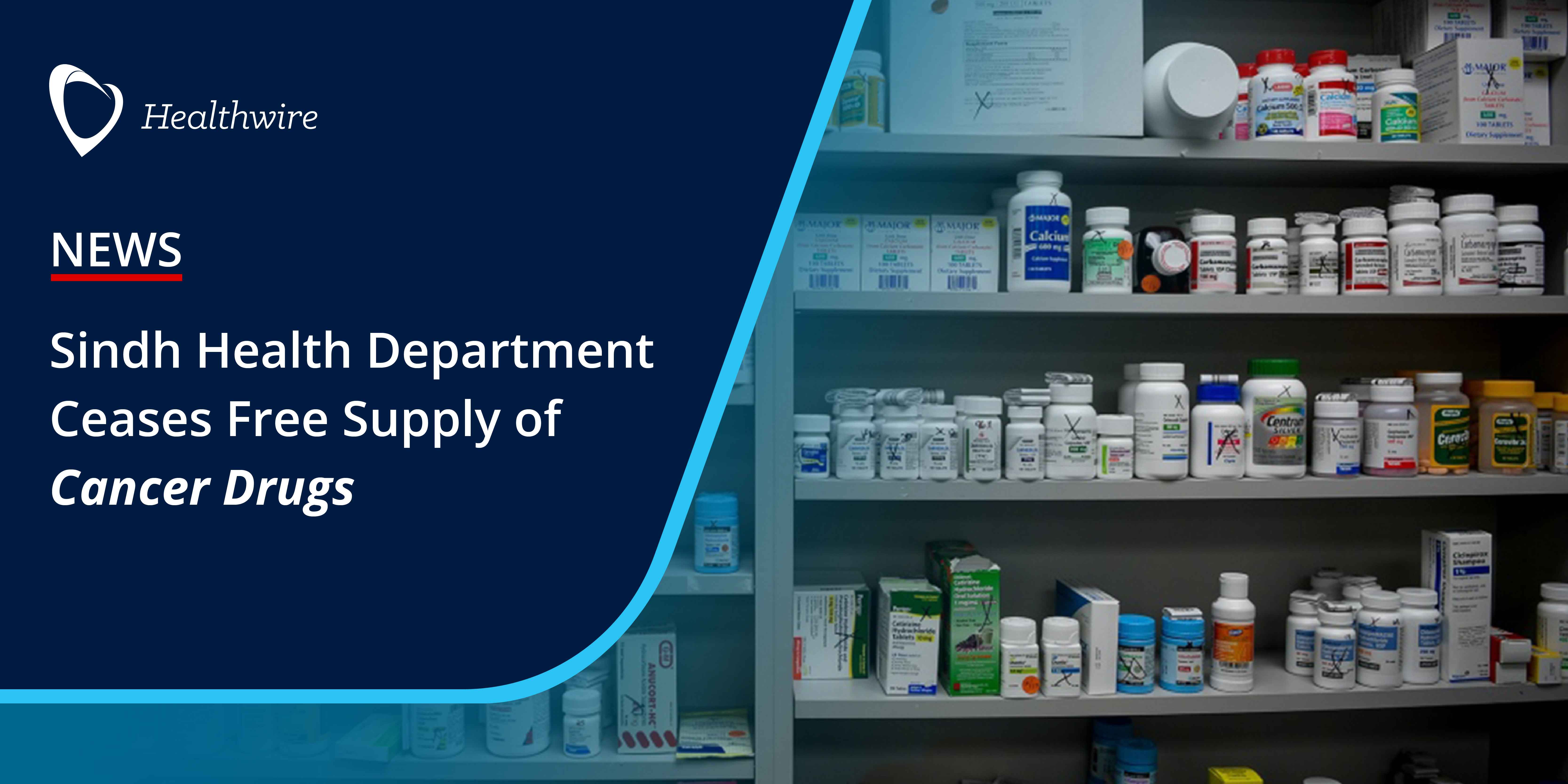 Sindh health department ceases free supply of cancer drugs %281%29