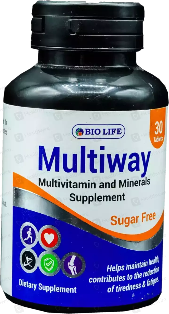 Multiway (Multivitamins & Minerals) 30 Tablets Price in Pakistan Uses