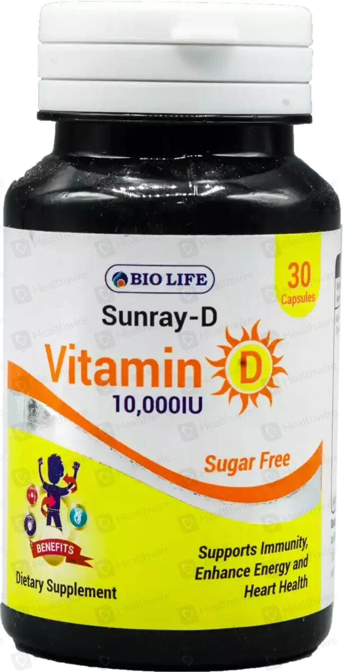 Sunray D (Vitamin D 10,000 Iu) 30 Tablets Price in Pakistan Uses