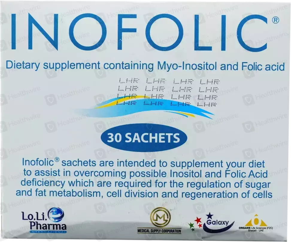 Inofolic (2g) 30 Sachets Price in Pakistan Uses, Dosage, Side Effects