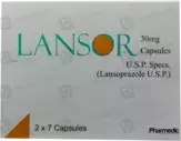 Lansor (30mg) 14 Capsules