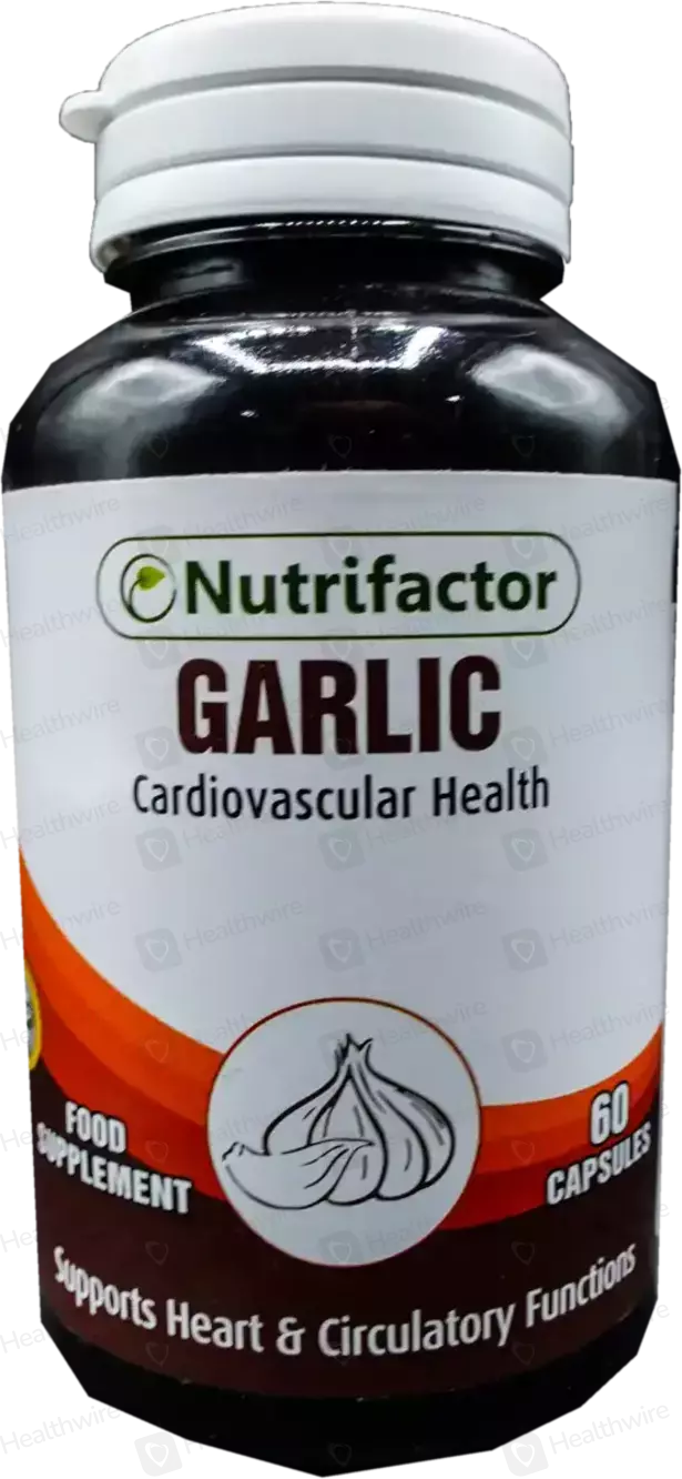 Nutrifactor Garlic (300mg) 60 Capsules Price in Pakistan Uses, Dosage