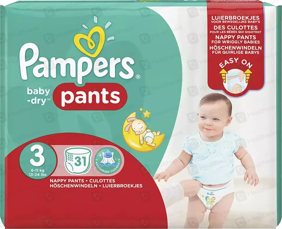 Pampers Midi (3 No) 31 Nappy Pants Price in Pakistan - Uses, Dosage
