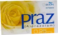 Praz (0.25mg) 30 Tablets