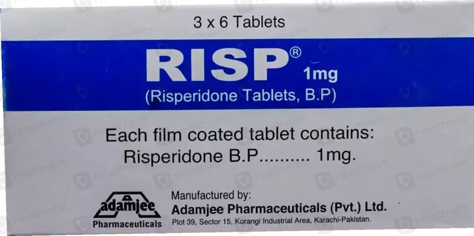 Risp (1mg) 18 Tablets