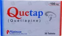 Quetap (100mg) 30 Tablets