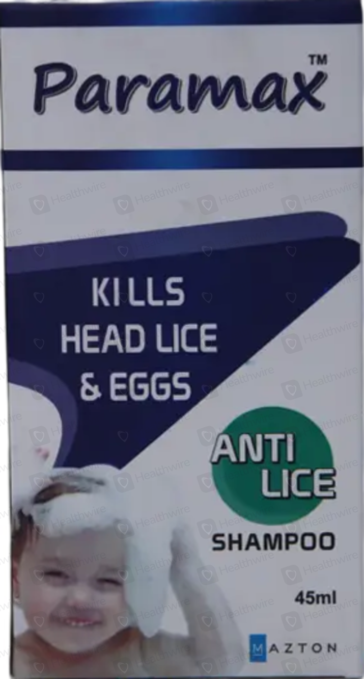 Paramax (Anti Lice) 45ml Shampoo Price in Pakistan Uses, Dosage, Side