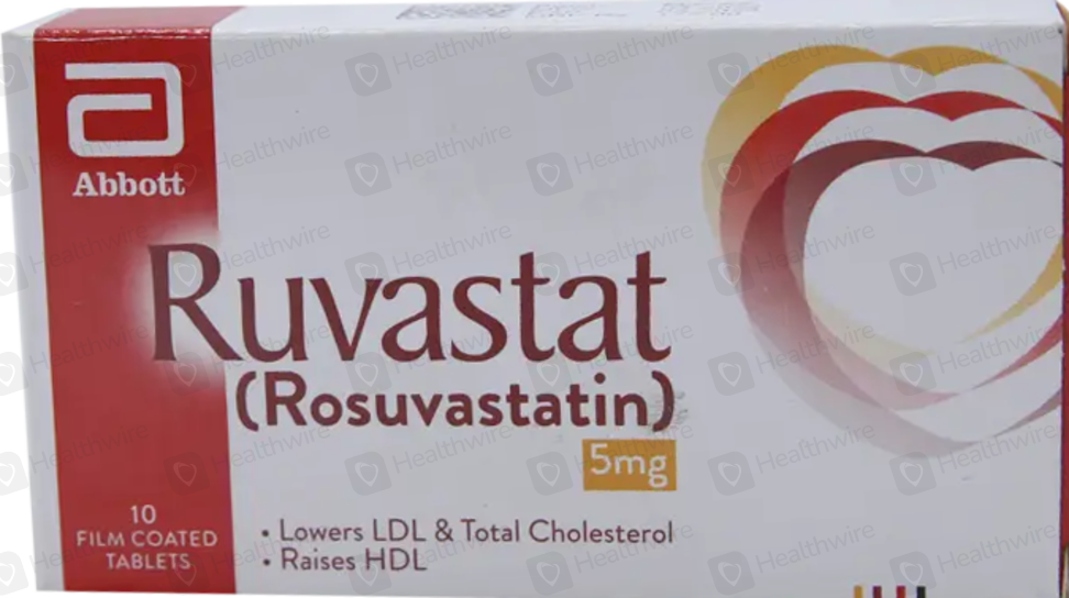 Ruvastat (5 Mg) 10 Tablets Price in Pakistan - Uses, Dosage, Side Effects
