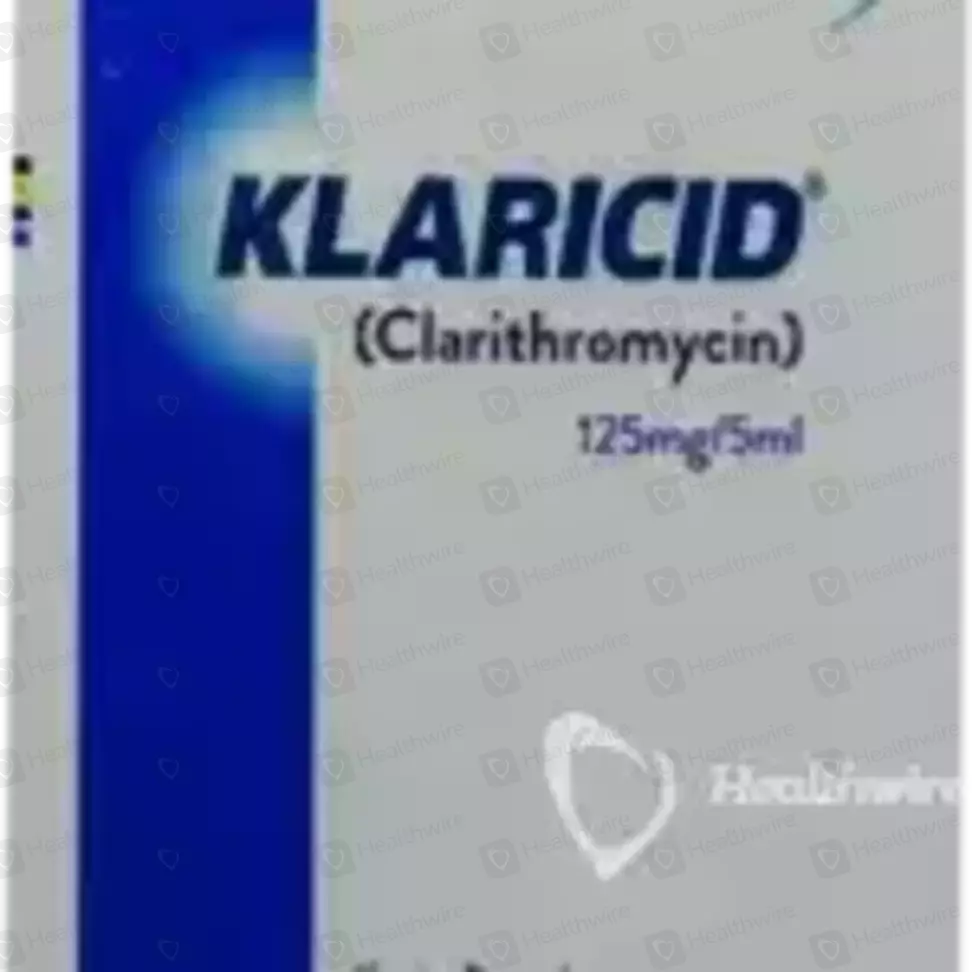 Klaricid (125mg/5ml) 60ml Suspension Price in Pakistan Uses, Dosage, Side Effects