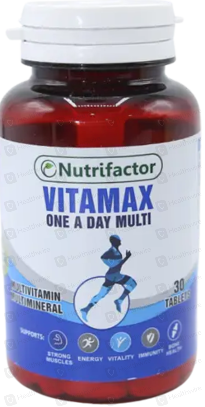 Nutrifactor Vitamax (One A Day Multi) 30 Tablets Price in Pakistan