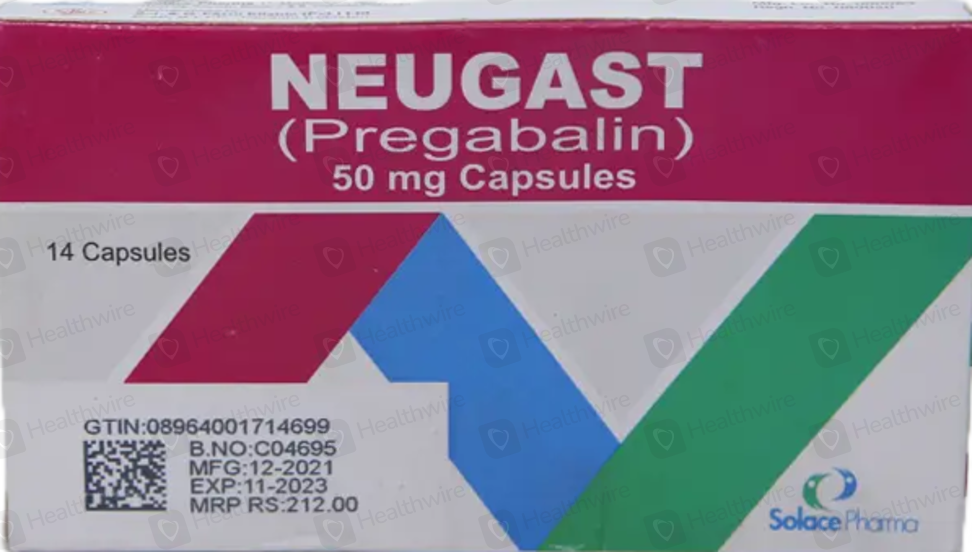 Neugast (50mg) 14 Capsules