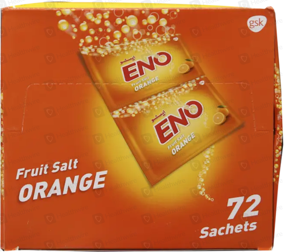 Eno Fruit Salt Orange (5g) 72 Sachets Price in Pakistan Uses, Dosage