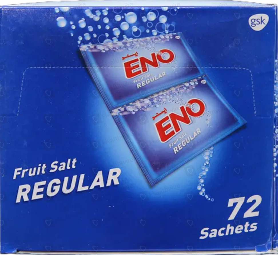 Eno Fruit Salt Regular (5g) 72 Sachets Price in Pakistan Uses, Dosage