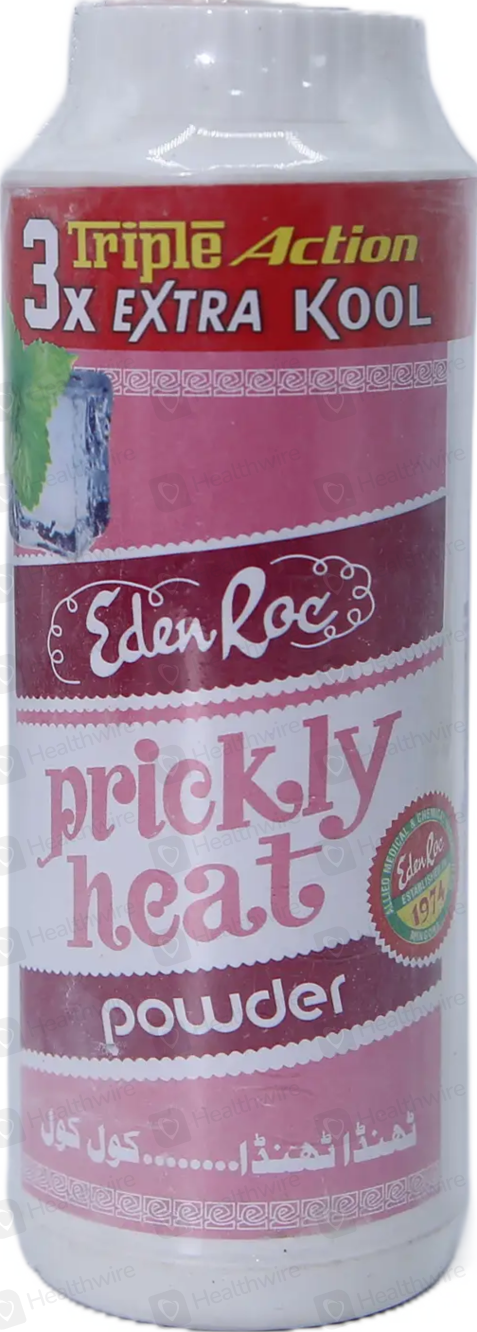 Edenroc Prickly Heat Powder 125 G (S) 1 S Price in Pakistan - Uses ...