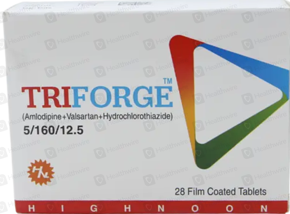 Triforge (5/160/12.5mg) 28 Tablets Price in Pakistan - Uses, Dosage ...