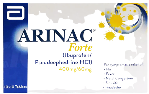 Arinac Forte (400/60mg) 100 Tablets