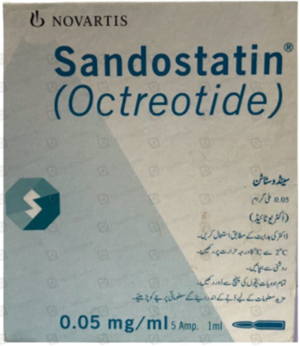 Sandostatin (0.05mg/Ml) 5 Ampoule Injections Price in Pakistan - Uses ...