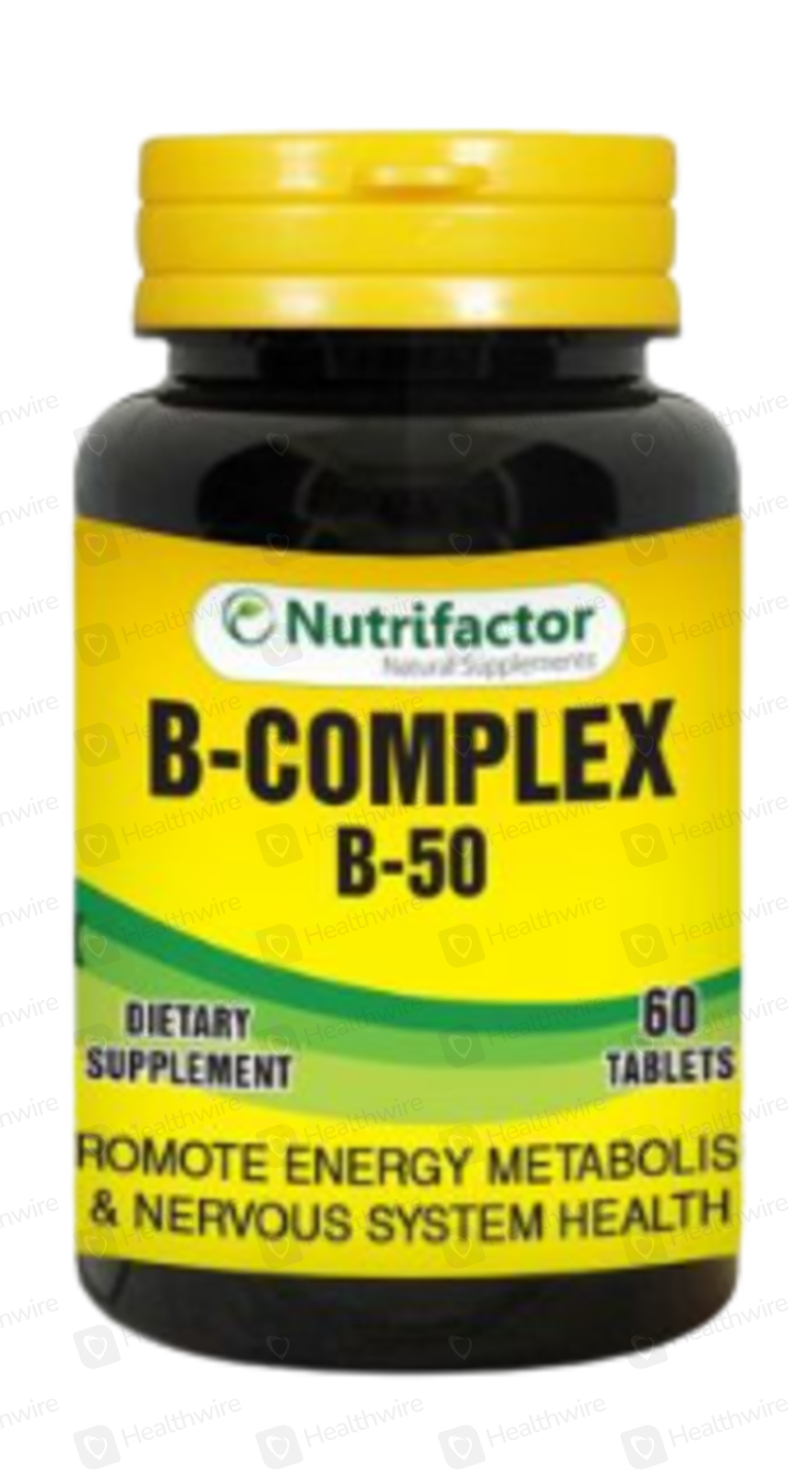 Nutrifactor B-50 B-Complex 60 Tablets