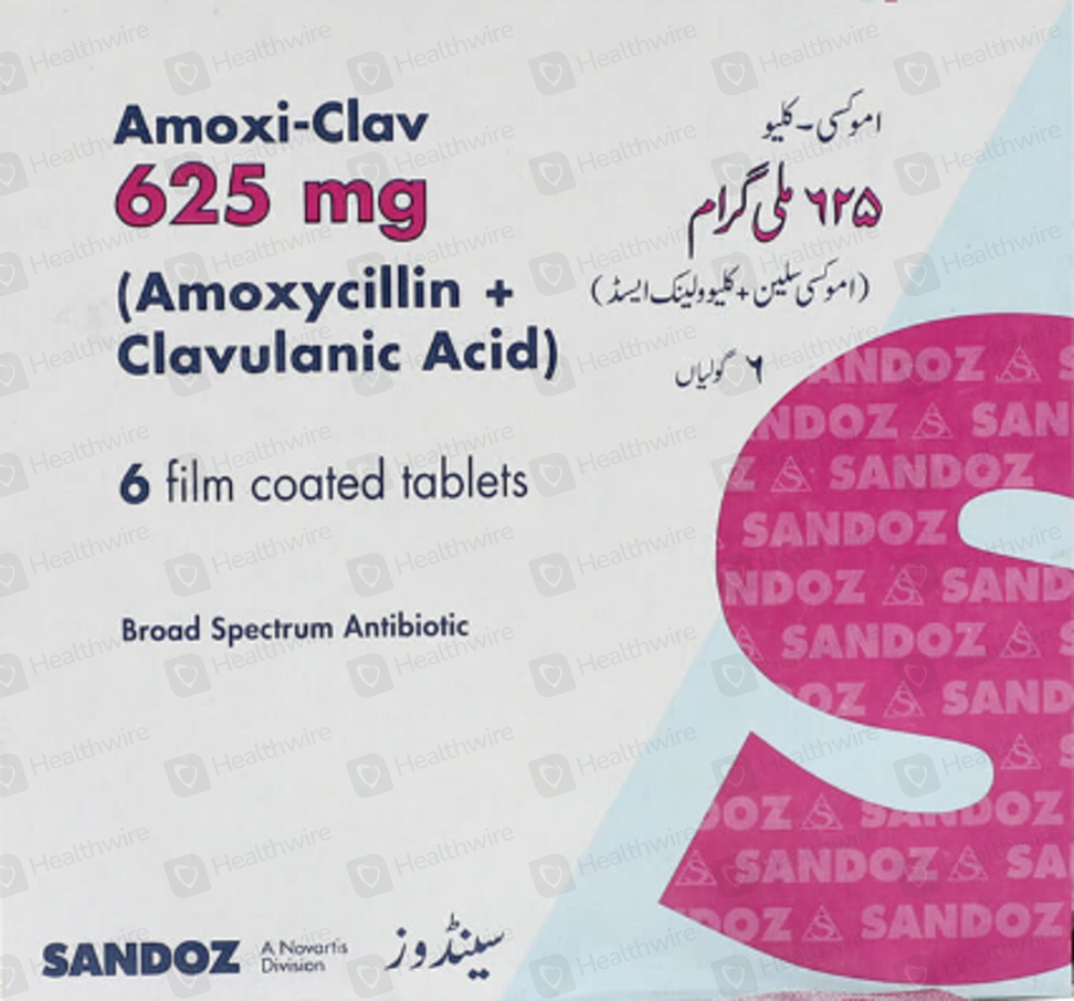 Amoxi-Clav (625mg) 6 Tablets