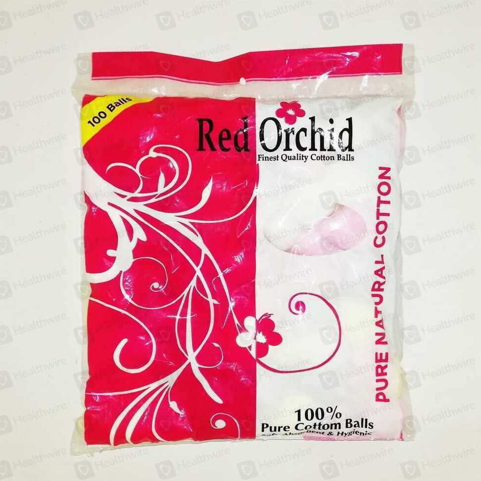 Red Orchid Cotton Balls 100s