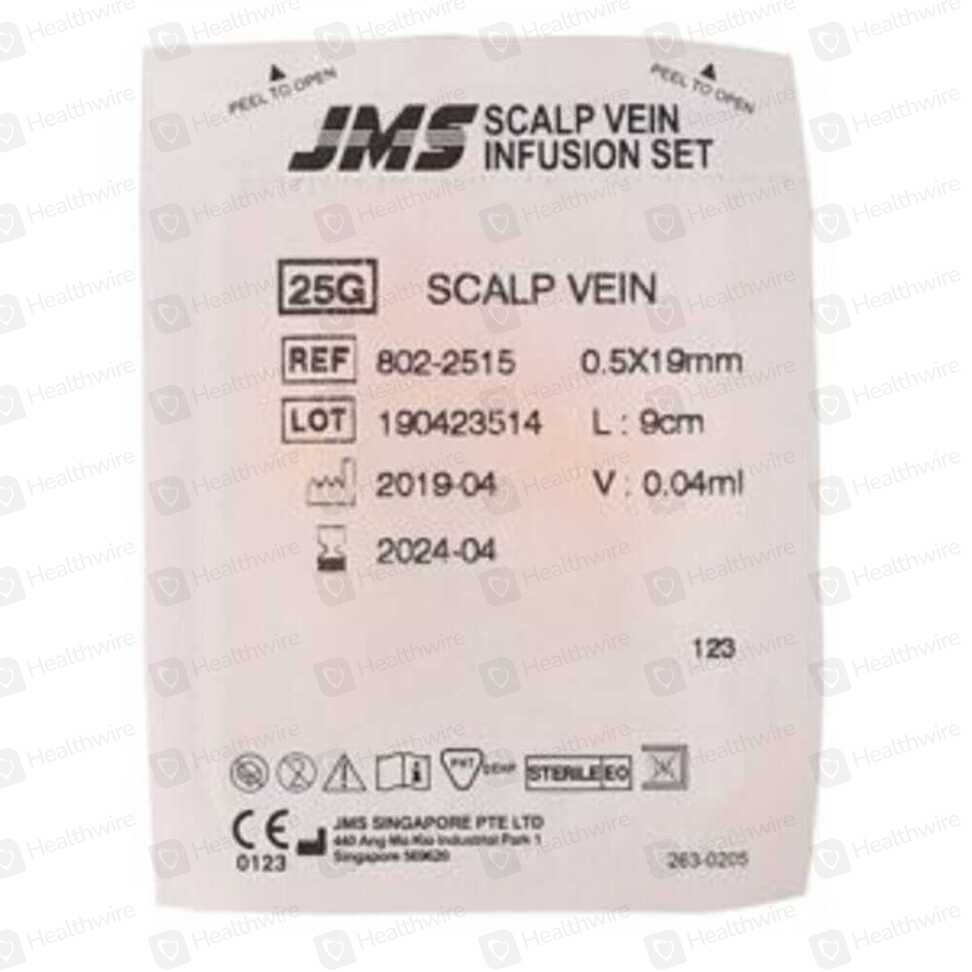 Jms Scalp Vein (25G) Infusion Set