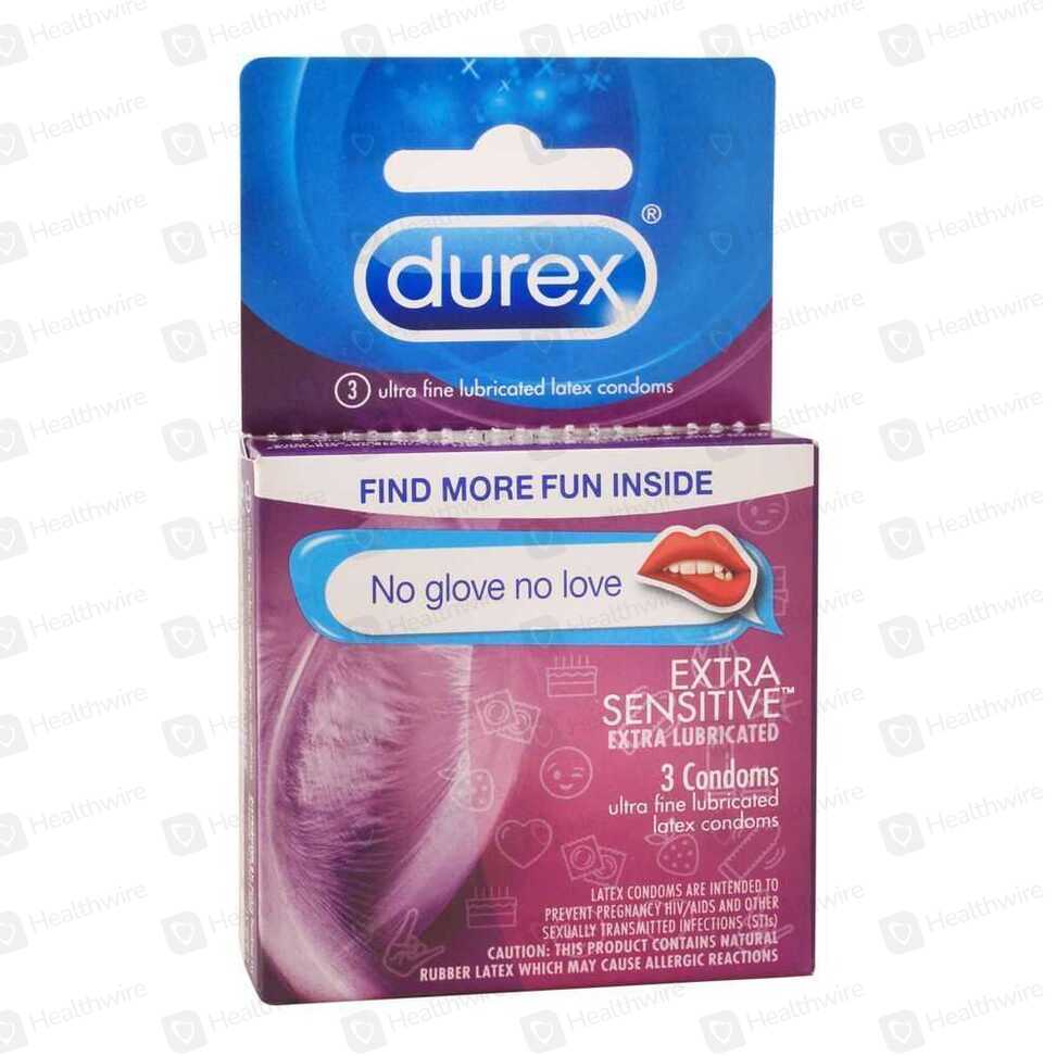 Durex Extra Sensitive 3 Condoms