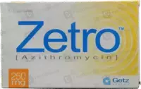 Zetro 250Mg Tabs 6S