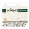Tagipmet (50/1000mg) 14 Tablets
