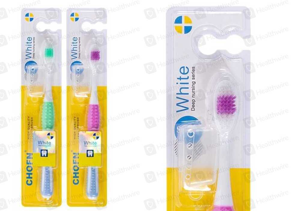 Chofn White deep Toothbrush