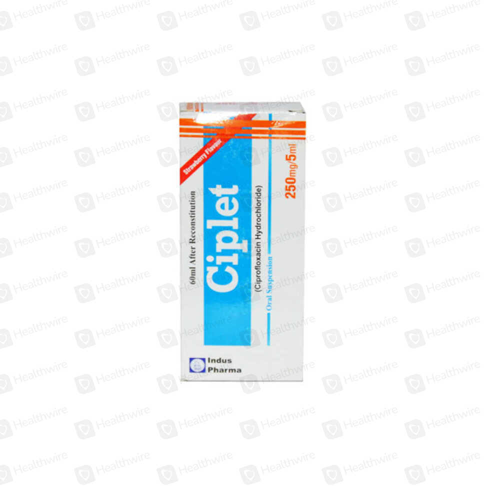 Ciplet (250Mg/5Ml) 60Ml Suspension