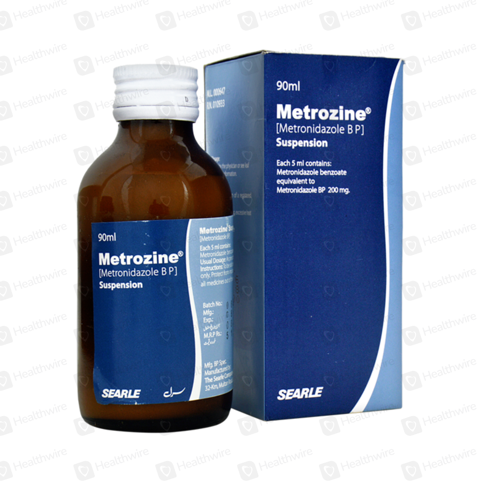 Metrozine (200mg/5ml) 120ml Suspension