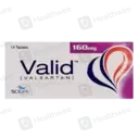 Valid 160Mg 14 Tablets