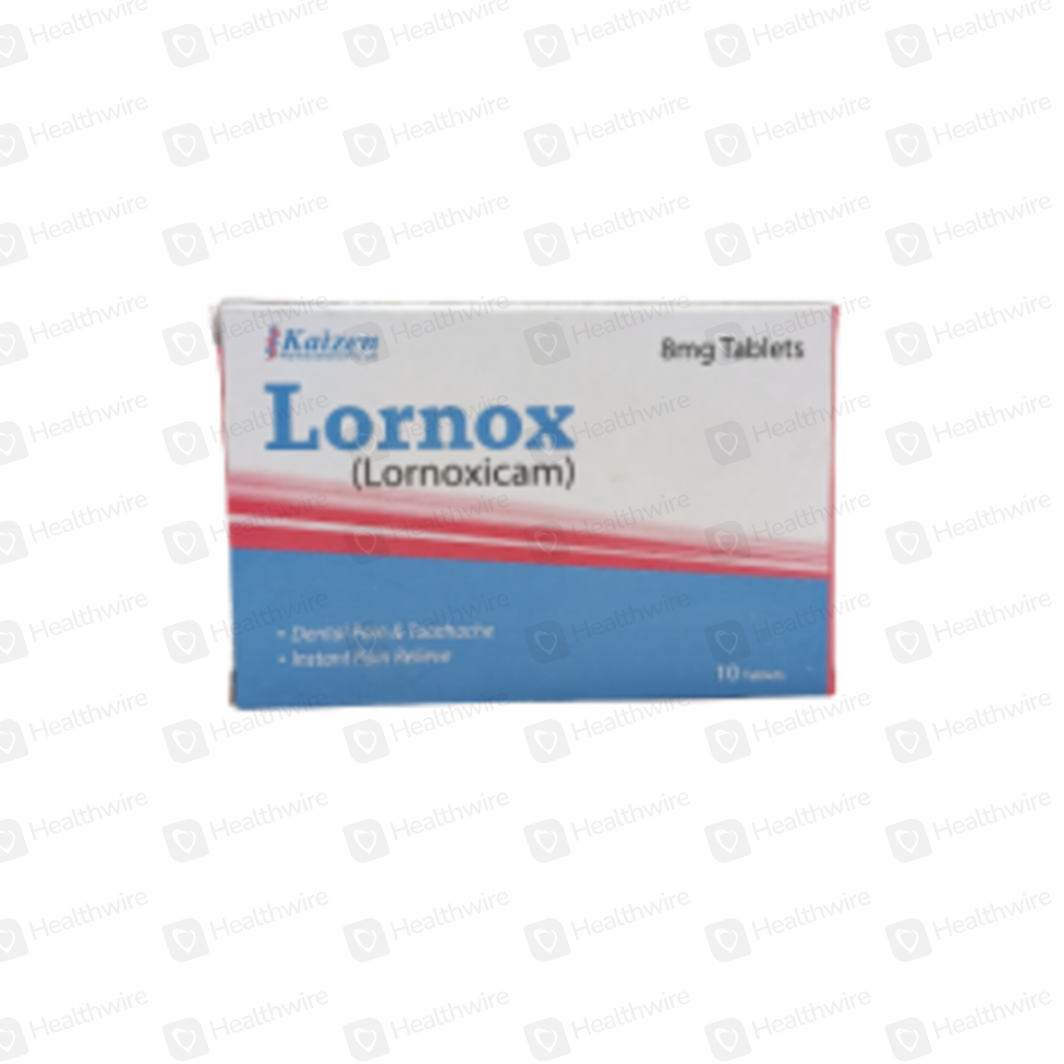 Lornox (8Mg) 10 Tablets