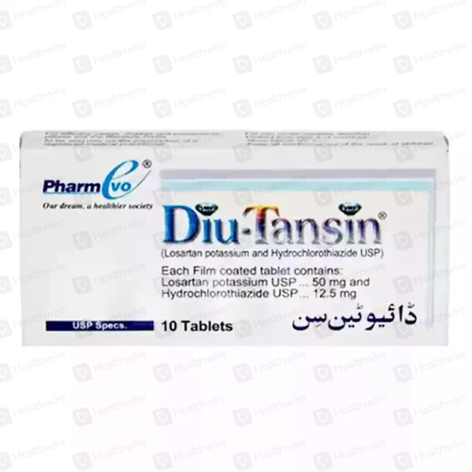 Diu-Tansin ( 50/12.5Mg) 10 Tablets