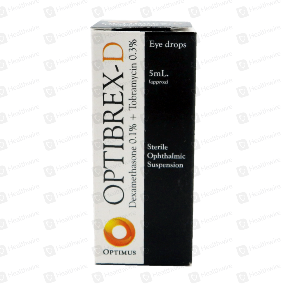 Optibrex D (0/3/0/1%) 5Ml Eye Drops
