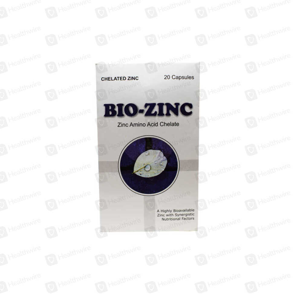 Bio Zinc 20 Capsules