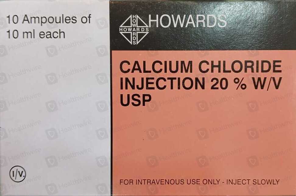 Calcium Chloride Inj 20% 10S