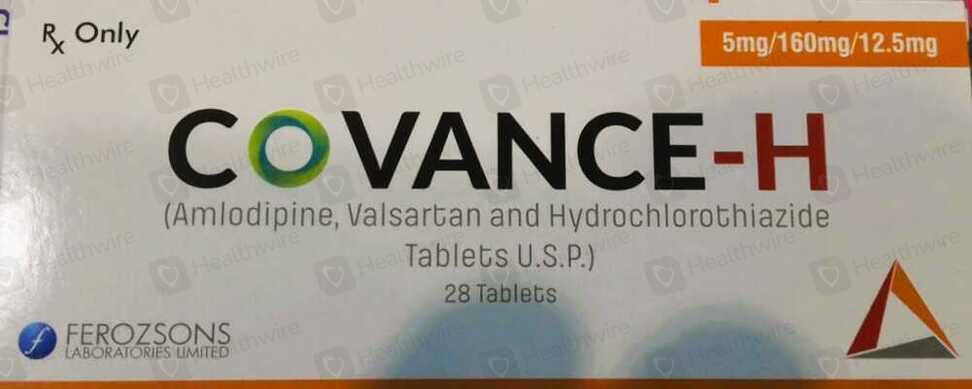 Covance-H 5mg/160mg/12.5mg tab 28S
