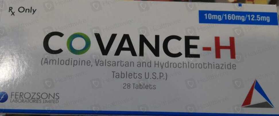 Covance-H 10mg/160mg/12.5mg tab 28S
