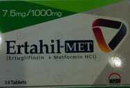 Ertahil-Met 7.5MG/100MG TAB 14S