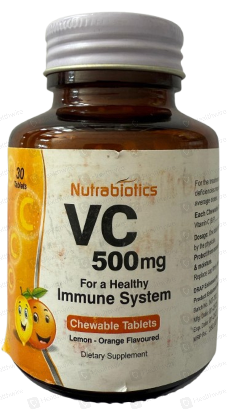 Nutrabiotics VC (500mg) 30 Chewable Tablets