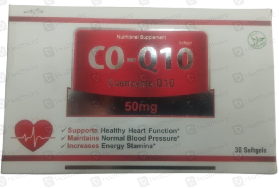 CO-Q10 (50mg) 30 Softgel Capsules