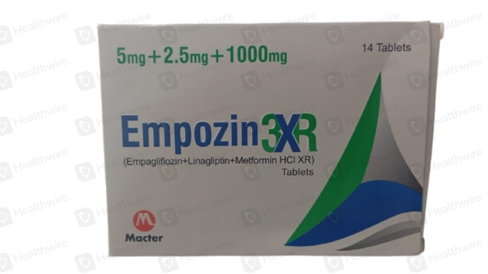 Empozin 3Xr (5/2.5/1000Mg) 14Tablets