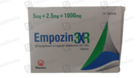 Empozin 3Xr (5/2.5/1000Mg) 14Tablets