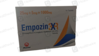 Empozin 3Xr (25/5/1000Mg) 14Tablets