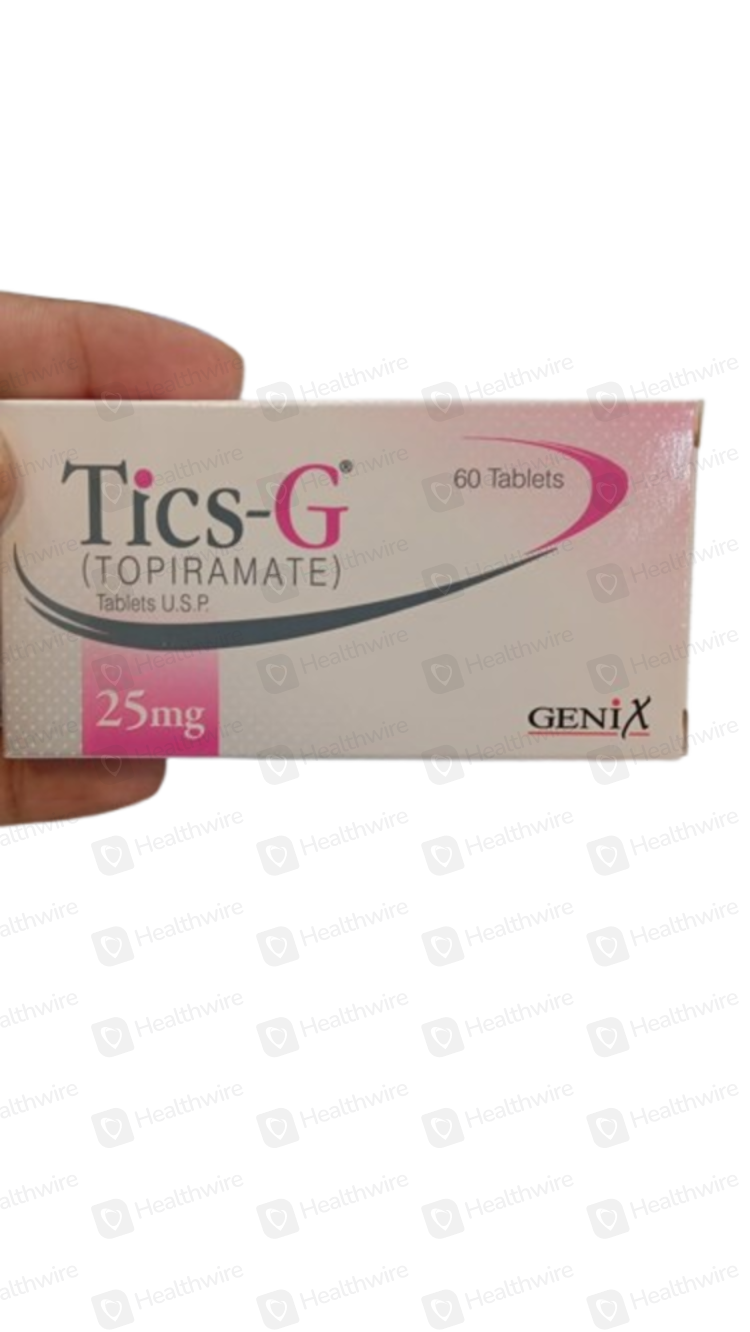 Tics-G (25Mg) 60 Tablets 1 Pack