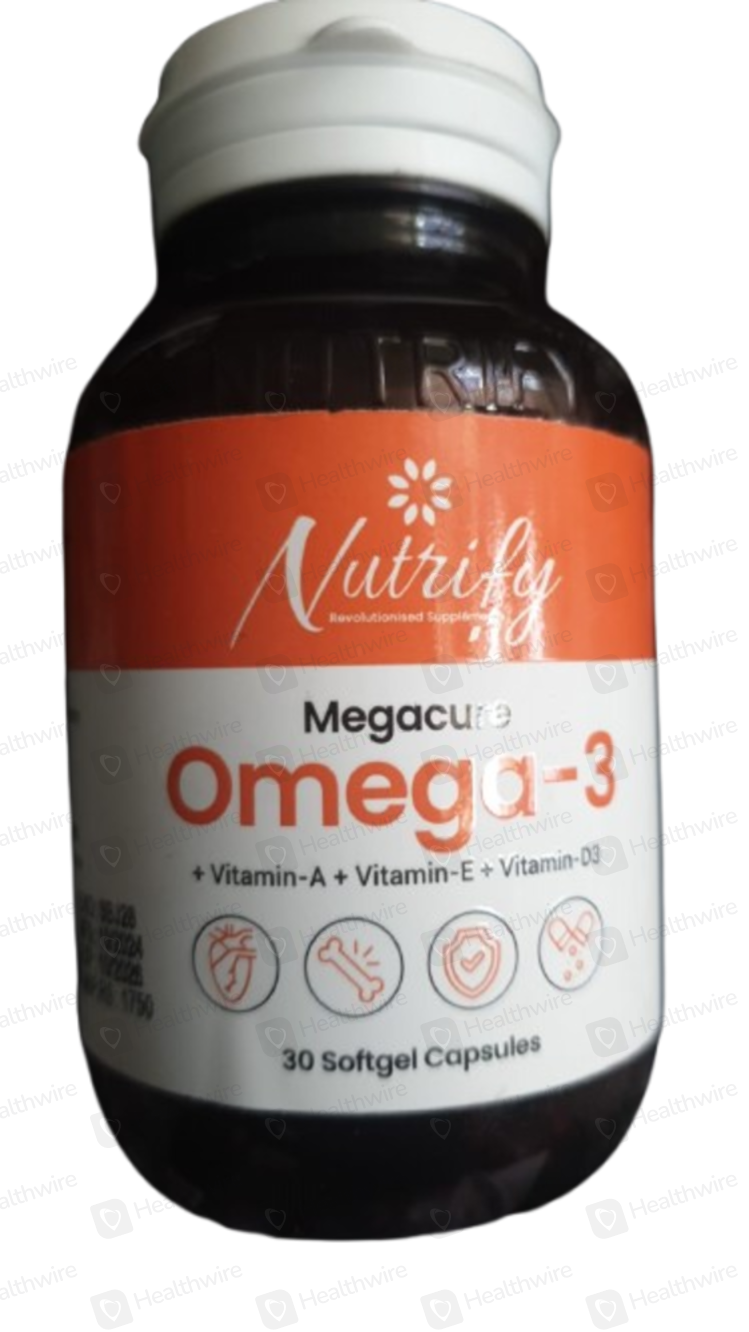 Megacure (Omega-3) 30 Capsules 1 Pack