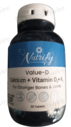 Value-D (Ca + Vitamin D3 + K2) 30 Tablets 1 Pack