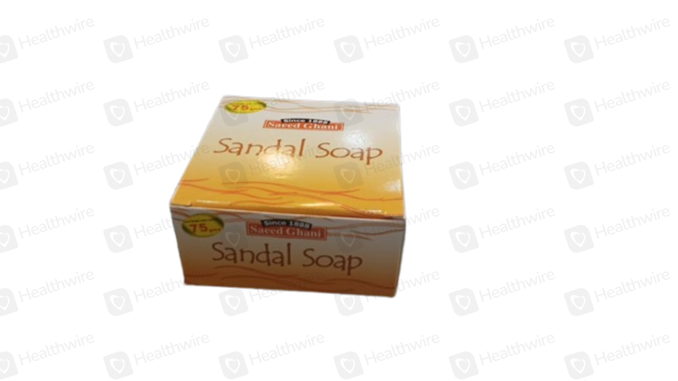 Saeed Ghani Sandal Soap Bar (75G) Pack